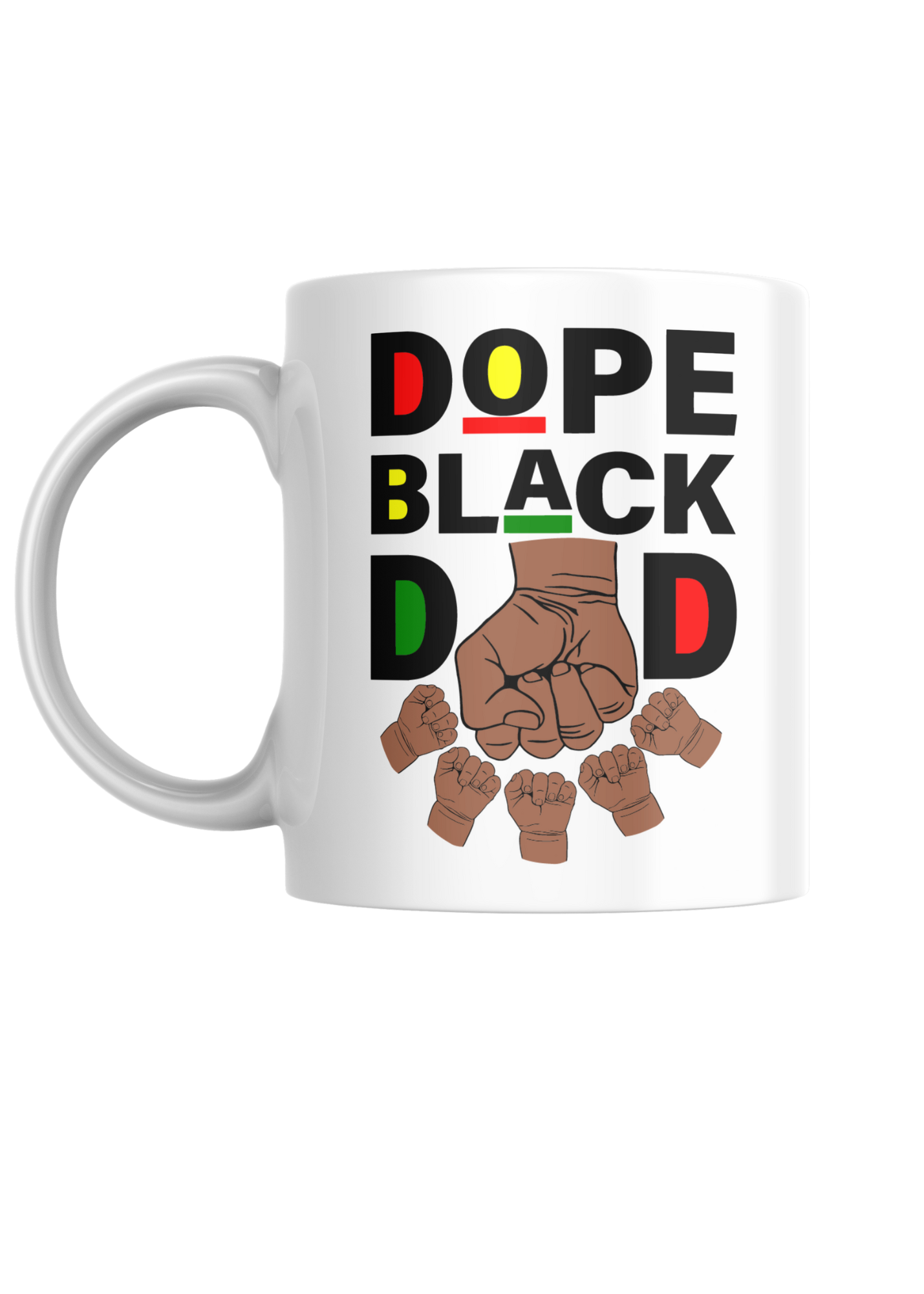 Dope Black Dad Mug