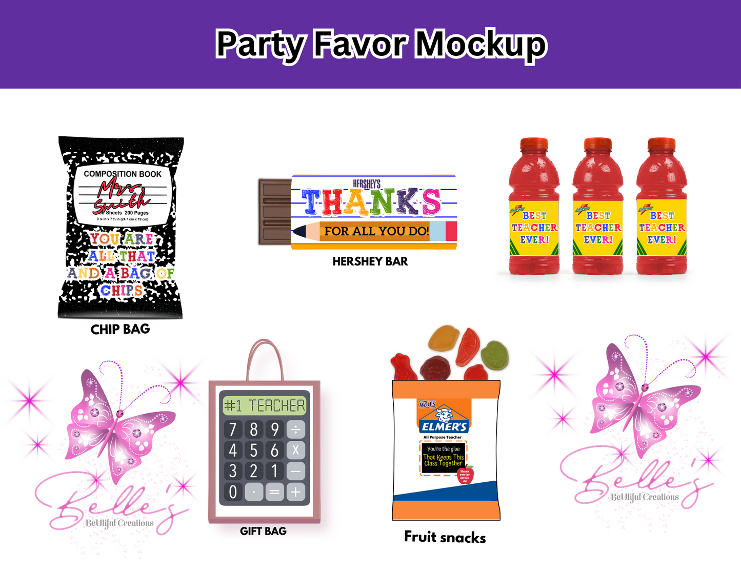 Teacher Appreciation Party Favor (Digital Download)